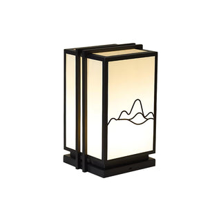 Mountain Acrylic Outdoor Post Light