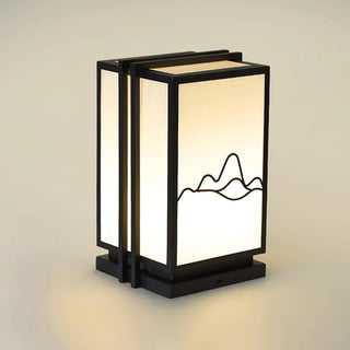 Mountain Acrylic Outdoor Post Light