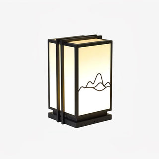 Mountain Acrylic Outdoor Post Light