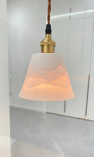 Mountains Shadow Ceramic  Pendant Lamp