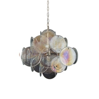 Vintage Murano Iridescent Glass Chandelier