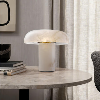 Mushroom Type Alabaster Table Lamp