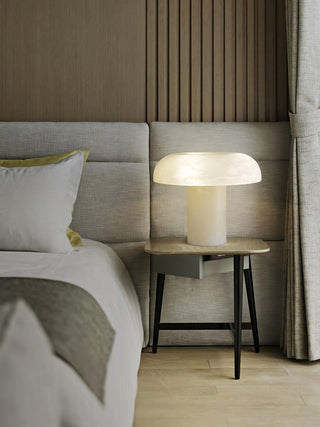 Mushroom Type Alabaster Table Lamp