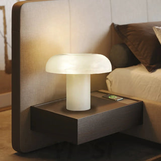 Mushroom Type Alabaster Table Lamp