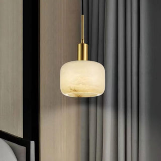 Natural Alabaster Small Pendant Light