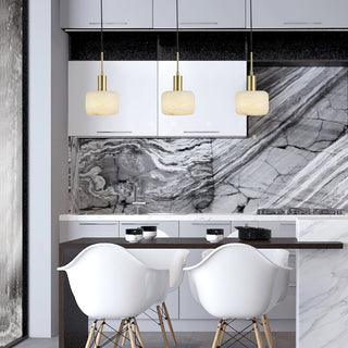 Natural Alabaster Small Pendant Light