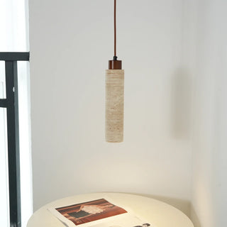 Natural Travertine GLigEt Pendant Light