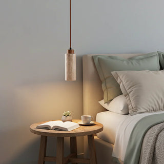 Natural Travertine GLigEt Pendant Light