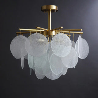 Disc Glass Nimbus Chandelier