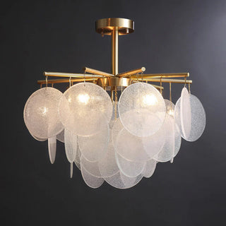 Disc Glass Nimbus Chandelier