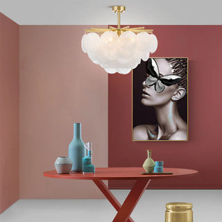 Disc Glass Nimbus Chandelier