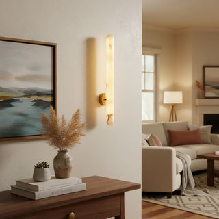 Oval Alunari Alabaster Wall Sconce