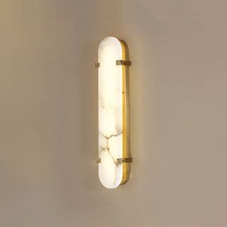 Oval Calla Alabaster Wall Sconce
