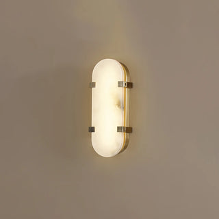 Oval Calla Alabaster Wall Sconce