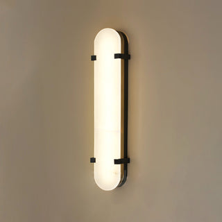 Oval Calla Alabaster Wall Sconce