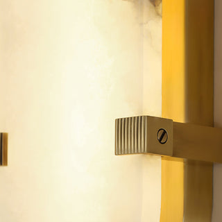 Oval Calla Alabaster Wall Sconce