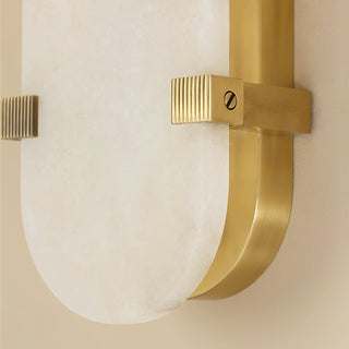 Oval Calla Alabaster Wall Sconce