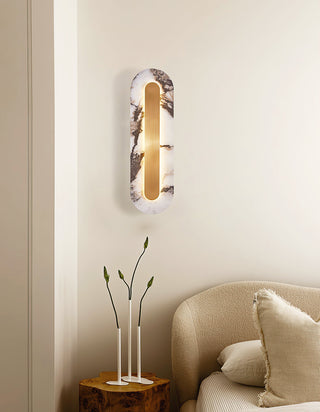Oval Marble Marmo Wall Lamp