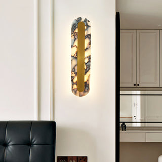 Oval Marble Marmo Wall Lamp