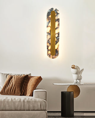 Oval Marble Marmo Wall Lamp