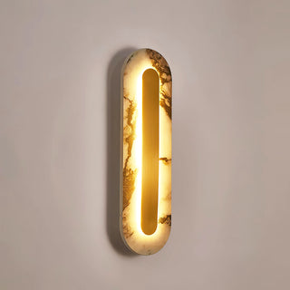 Oval Marble Marmo Wall Lamp