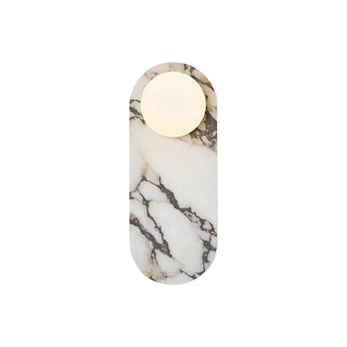 Oval Marble Modulo Glass Wall Lamp