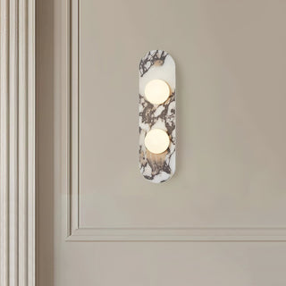 Oval Marble Modulo Glass Wall Lamp