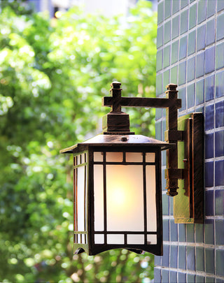 Pavilion Shape Orm House Outdoor Wall Light