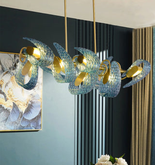 Petal Blue Chandelier