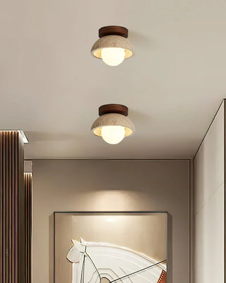 Piedra Travertine Ceiling Light