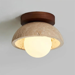 Piedra Travertine Ceiling Light