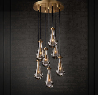 Raindrop Linear Chandelier. Raindrop Chandelier Lighting. Raindrop Linear Chandelier 54.