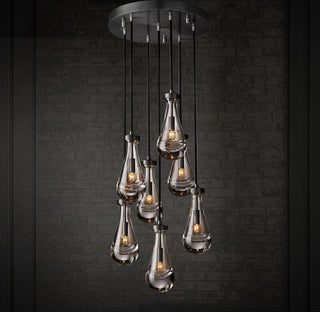 Raindrop Linear Chandelier. Raindrop Chandelier Lighting. Raindrop Linear Chandelier 54.