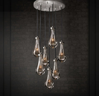 Raindrop Linear Chandelier. Raindrop Chandelier Lighting. Raindrop Linear Chandelier 54.