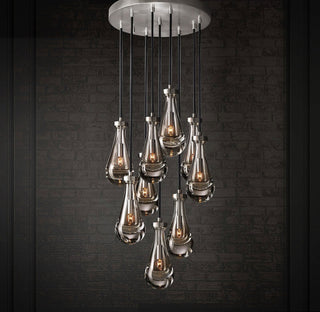 Raindrop Linear Chandelier. Raindrop Chandelier Lighting. Raindrop Linear Chandelier 54.