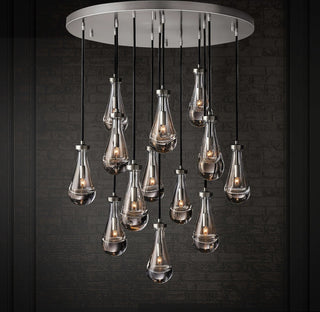 Raindrop Linear Chandelier. Raindrop Chandelier Lighting. Raindrop Linear Chandelier 54.