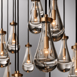 Raindrop Linear Chandelier. Raindrop Chandelier Lighting. Raindrop Linear Chandelier 54.