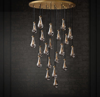 Raindrop Linear Chandelier. Raindrop Chandelier Lighting. Raindrop Linear Chandelier 54.