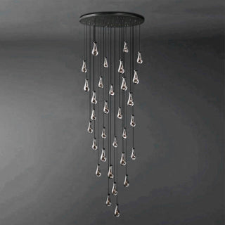 Raindrop Linear Chandelier. Raindrop Chandelier Lighting. Raindrop Linear Chandelier 54.