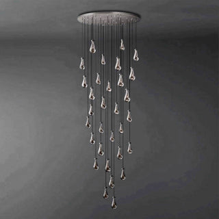 Raindrop Linear Chandelier. Raindrop Chandelier Lighting. Raindrop Linear Chandelier 54.