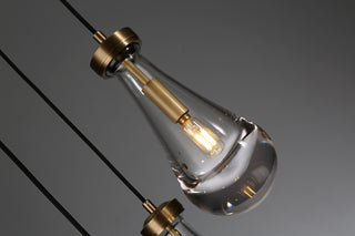 Raindrop Linear Chandelier. Raindrop Chandelier Lighting. Raindrop Linear Chandelier 54.