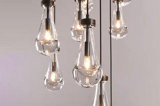 Raindrop Linear Chandelier. Raindrop Chandelier Lighting. Raindrop Linear Chandelier 54.