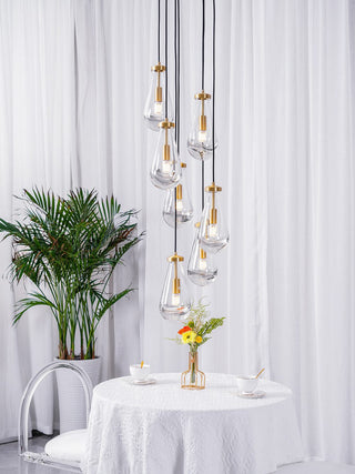 Raindrop Linear Chandelier. Raindrop Chandelier Lighting. Raindrop Linear Chandelier 54.