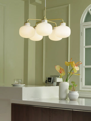 Raito Glass Globe Pendant Chandelier