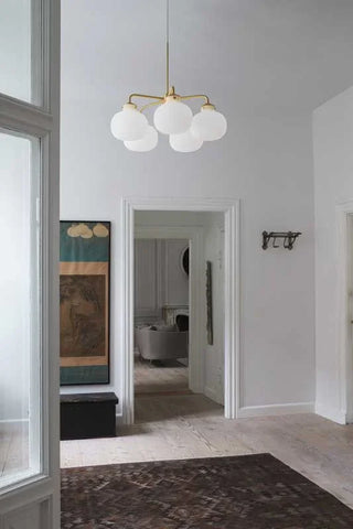 Raito Glass Globe Pendant Chandelier