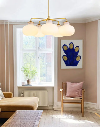 Raito Glass Globe Pendant Chandelier