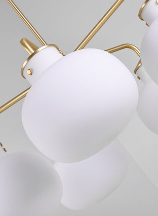 Raito Glass Globe Chandelier. Raito Globe Chandelier. Chandelier | White/Brass. Chandelier Raito Glass opal glass bulbs. Raito Glass Globe Table Lamp. Raito Glass Globe Pendant Chandelier.