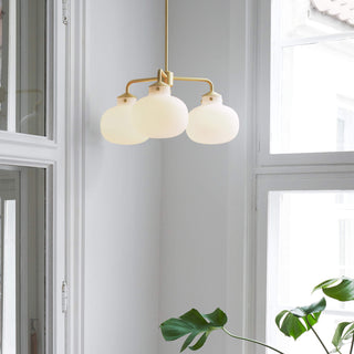 Raito Glass Globe Chandelier. Raito Globe Chandelier. Chandelier | White/Brass. Chandelier Raito Glass opal glass bulbs. Raito Glass Globe Table Lamp. Raito Glass Globe Pendant Chandelier.