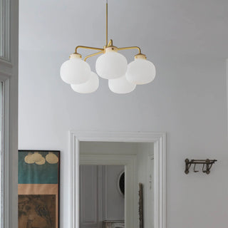 Raito Glass Globe Pendant Chandelier