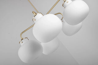 Raito Glass Globe Pendant Chandelier